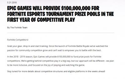 attached image - fortnite esports tournament