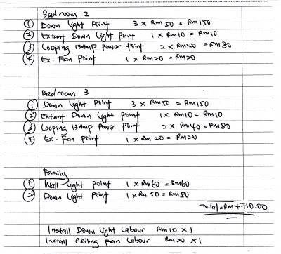 New house electrical wiring