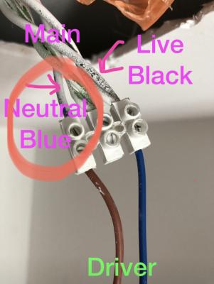 Wiring guide : 3 color wire (green, blue,black)